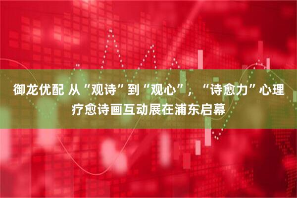 御龙优配 从“观诗”到“观心”，“诗愈力”心理疗愈诗画互动展在浦东启幕