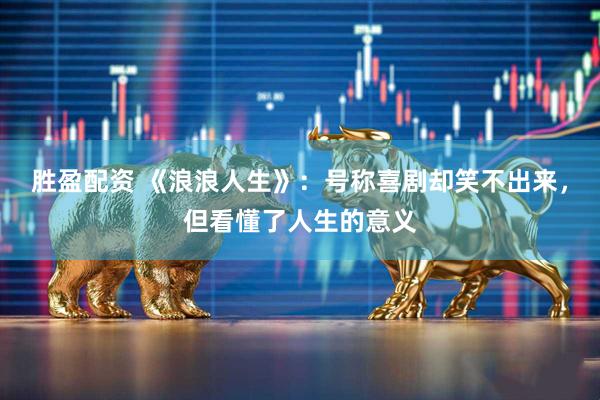 胜盈配资 《浪浪人生》：号称喜剧却笑不出来，但看懂了人生的意义