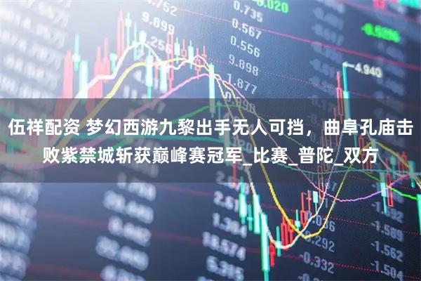 伍祥配资 梦幻西游九黎出手无人可挡，曲阜孔庙击败紫禁城斩获巅峰赛冠军_比赛_普陀_双方